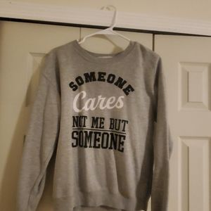 Quirky grey sweater